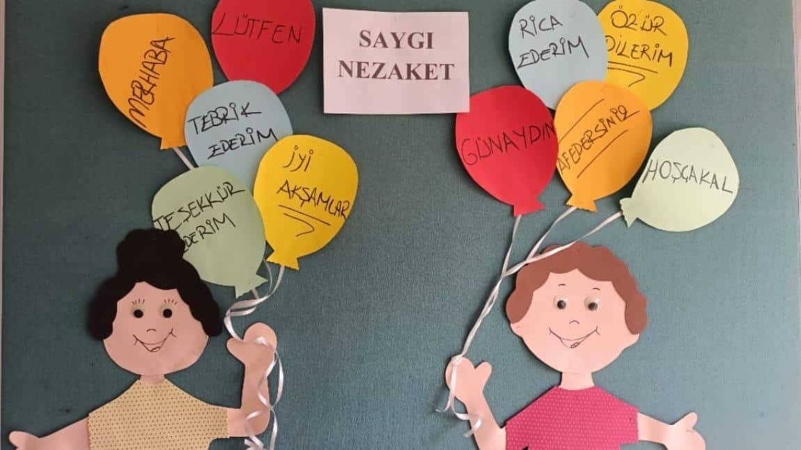 ÇEDES DEĞERLER EĞİTİMİ PROJESİ KAPSAMINDA KASIM AYI DEĞERİ ' SAYGI NEZAKET'